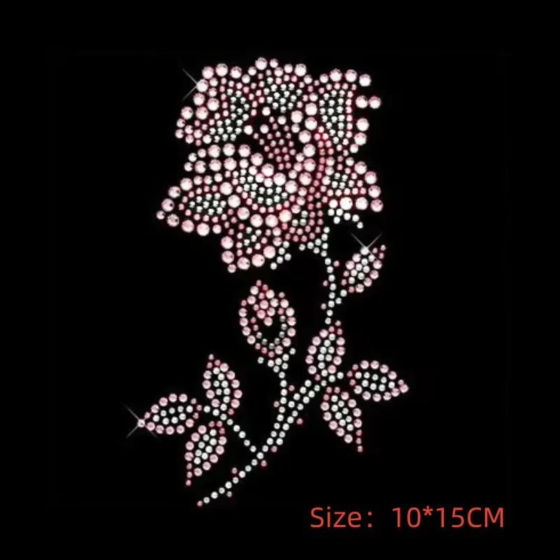 4PC/Lot Pink & White Flower Design Iron-On Crystal Transfers Strass Hot Fix Rhinestone Motif Appliques for DIY Crafts
4PC/Lot Pink & White Flower Design Iron-On Crystal Transfers Strass Hot Fix Rhinestone Motif Appliques for DIY Crafts