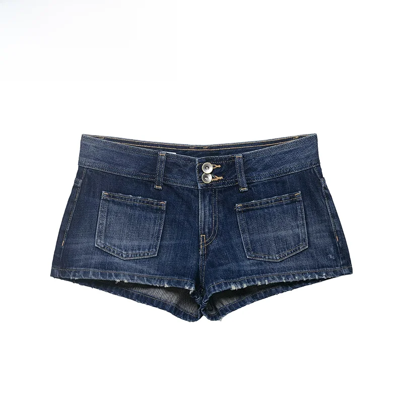 Fashionable Low-Waist Denim Shorts Spring 2026 Women's Casual Wide Leg Pants Polyester Fiber Ladies Shorts
Fashionable Low-Waist Denim Shorts Spring 2026 Women's Casual Wide Leg Pants Polyester Fiber Ladies Shorts