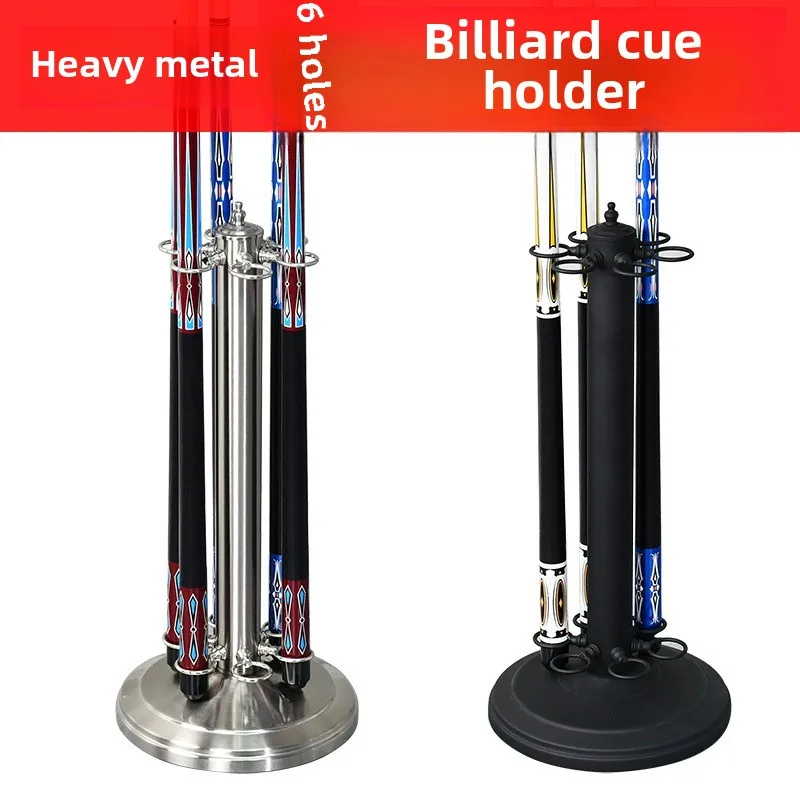 High-grade club holder 6-hole pool club holder, heavy-duty metal floor-to-ceiling club holder, pool table accessories rack
High-grade club holder 6-hole pool club holder, heavy-duty metal floor-to-ceiling club holder, pool table accessories rack