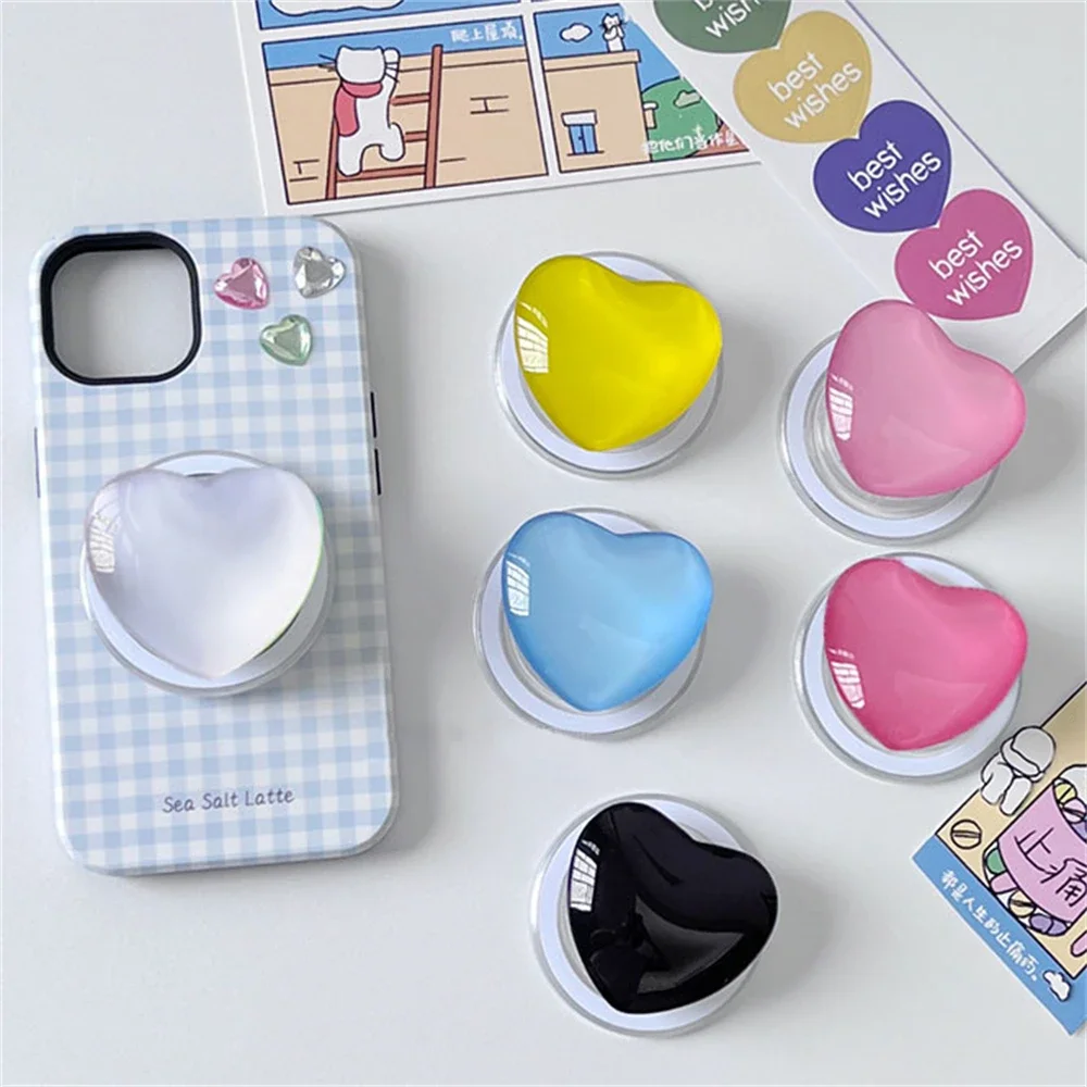 Korean Cute 3D Glass Love Heart For Magsafe Magnetic Phone Griptok Grip Tok Stand For iPhone Wireless Charging Holder Bracket
Korean Cute 3D Glass Love Heart For Magsafe Magnetic Phone Griptok Grip Tok Stand For iPhone Wireless Charging Holder Bracket