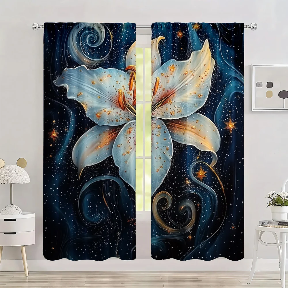 2pc, Spring Festive Window Drapes modern flower1 Versatile 100% Polyester,Without Electricity Party Decorations Use for
2pc, Spring Festive Window Drapes modern flower1 Versatile 100% Polyester,Without Electricity Party Decorations Use for