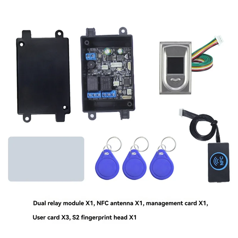 BTLIFE-Fingerprint Access Controller Nfc Electric Lock Control Relay Module Ic Card Induction Switch Bicycle Diy Unlock
BTLIFE-Fingerprint Access Controller Nfc Electric Lock Control Relay Module Ic Card Induction Switch Bicycle Diy Unlock