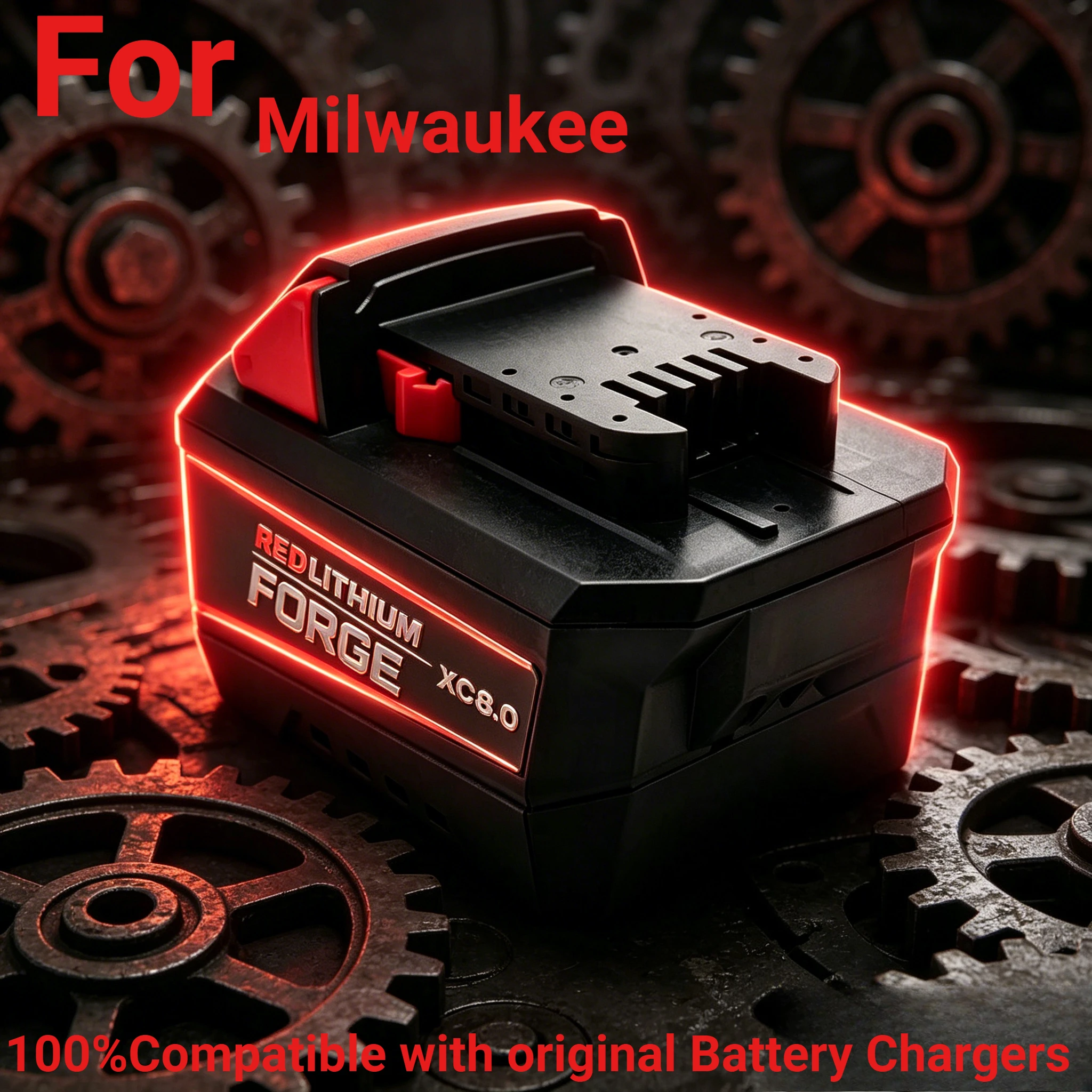 For Milwaukee M18 single & dual bay chargers rapid full charge to restore full long runtime and protect long cycle life
For Milwaukee M18 single & dual bay chargers rapid full charge to restore full long runtime and protect long cycle life