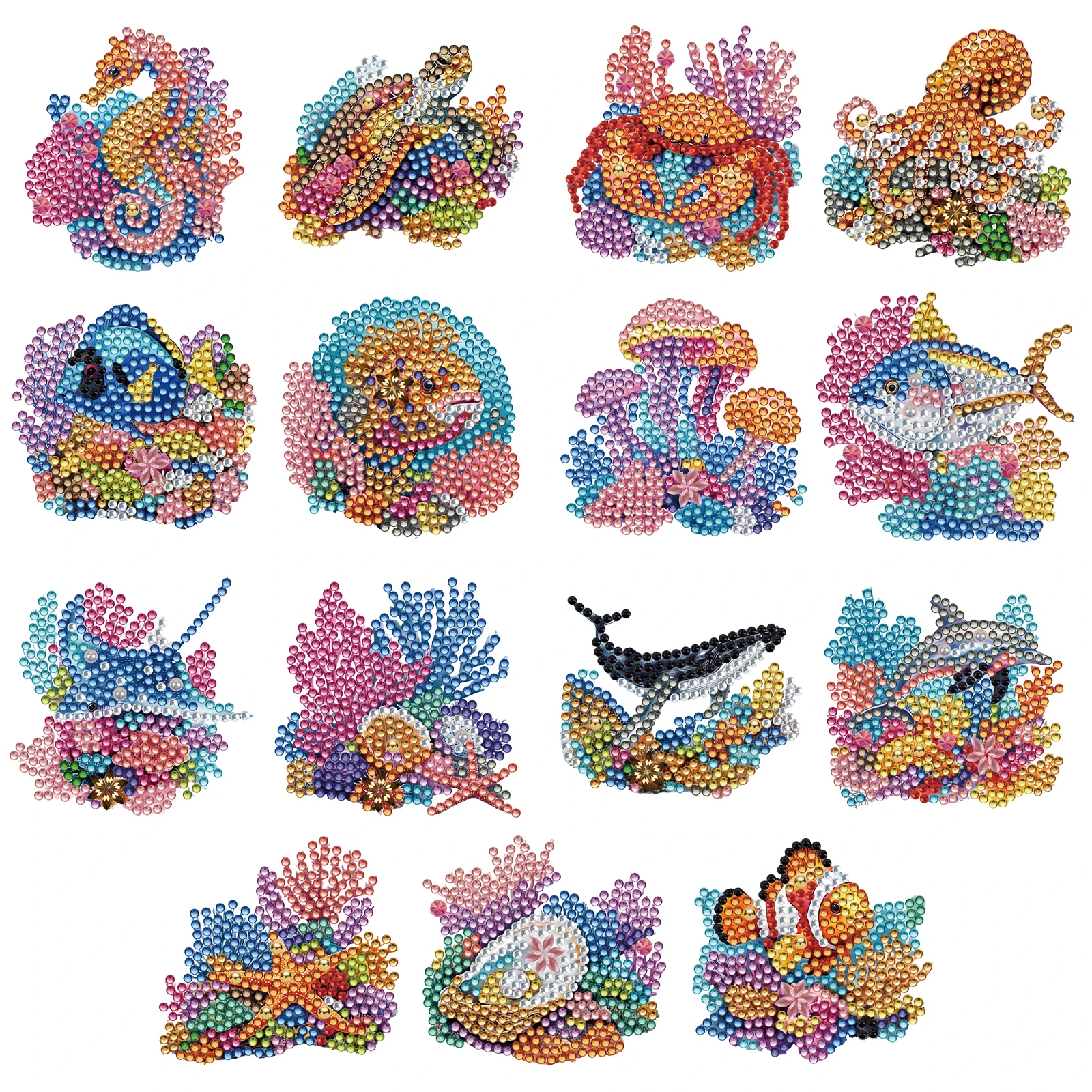 15pcs 2D Acrylic DIY Diamond Art Fridge Magnet Kit Special-Shaped Drill Diamond Painting Magnets for Adults Beginners Home Decor
15pcs 2D Acrylic DIY Diamond Art Fridge Magnet Kit Special-Shaped Drill Diamond Painting Magnets for Adults Beginners Home Decor