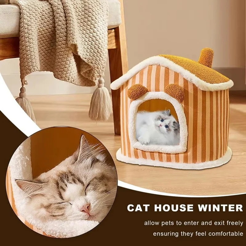 A25F-Warm Cat Cave House Shaped Dog Kennel Winter Warm Cat Nest Puppy Cave Cat Hideaway Cute Soft Winter Cat Kennel Pethouse
A25F-Warm Cat Cave House Shaped Dog Kennel Winter Warm Cat Nest Puppy Cave Cat Hideaway Cute Soft Winter Cat Kennel Pethouse