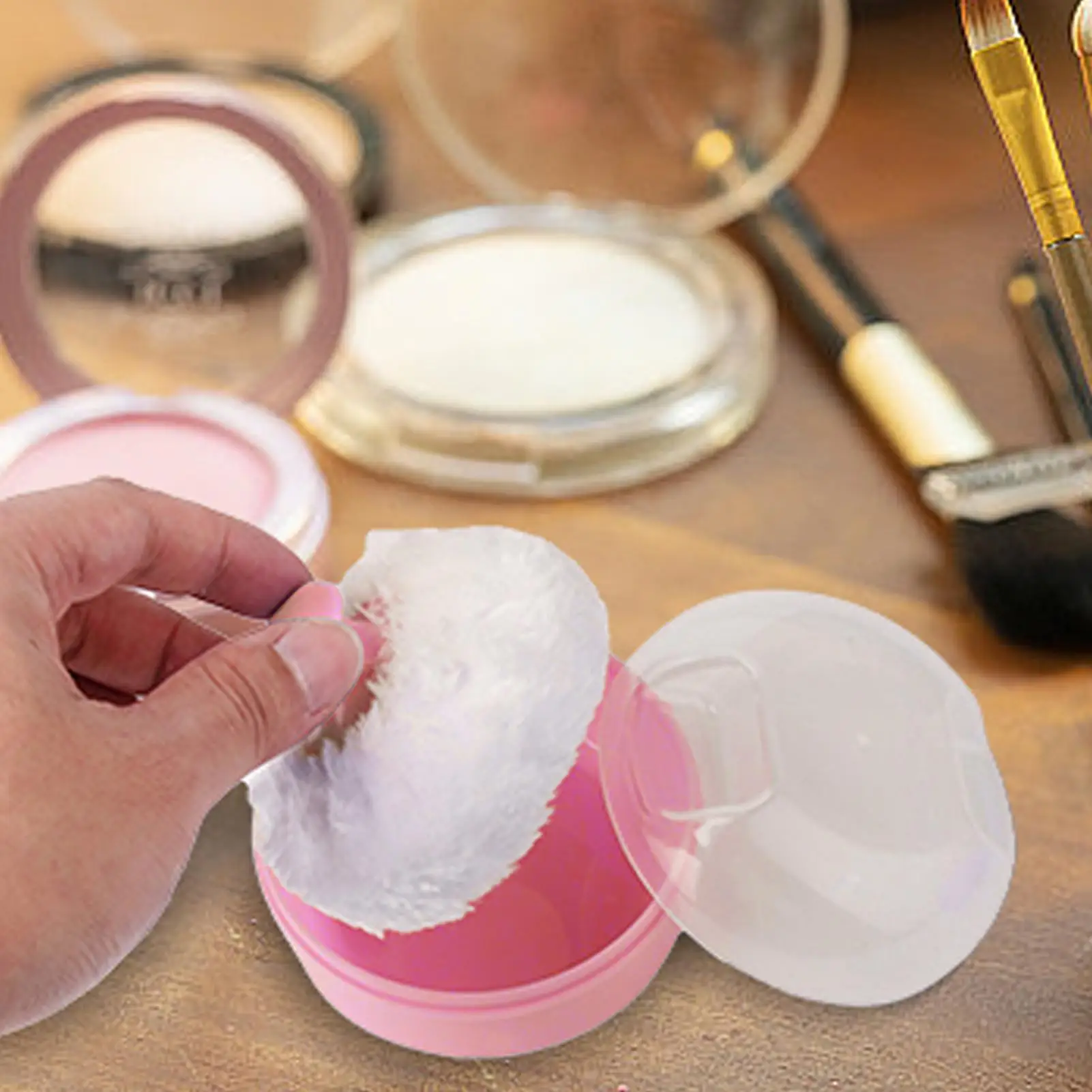 Baby Body Powder Puff Dispenser Case with Secure Closure After Bath Post Shower Care Powder Container for Travel Home Use
Baby Body Powder Puff Dispenser Case with Secure Closure After Bath Post Shower Care Powder Container for Travel Home Use