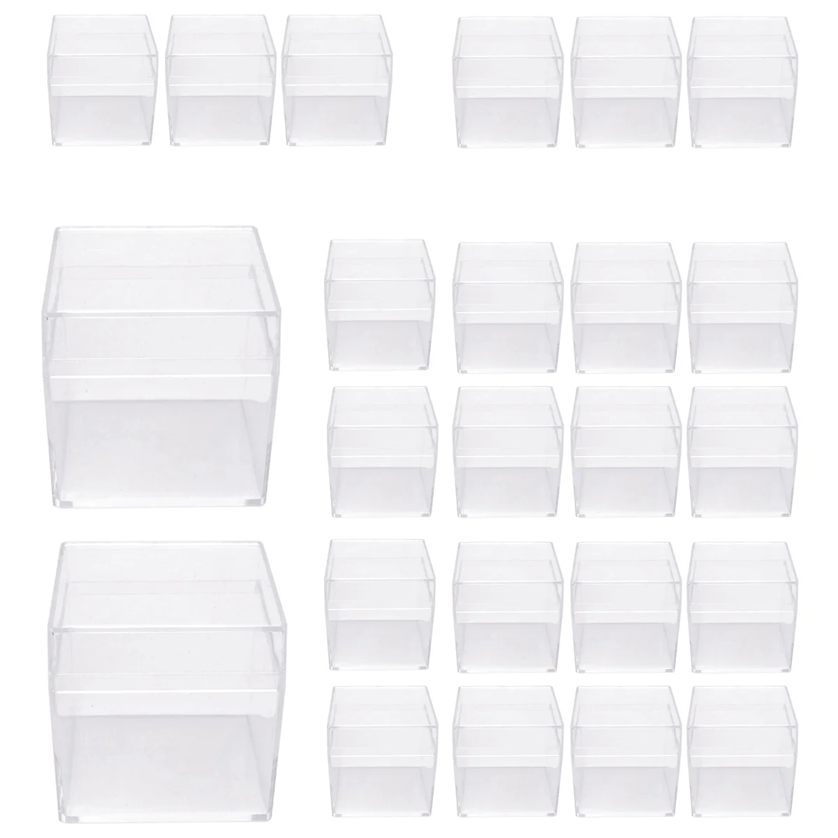 24 Pcs Square Transparent Plastic Packing Box Candy Box Jewelry Box Gift Birthday Gift Box
24 Pcs Square Transparent Plastic Packing Box Candy Box Jewelry Box Gift Birthday Gift Box