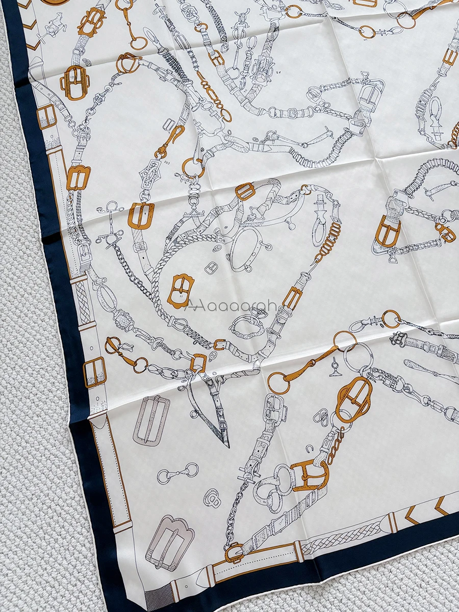 Luxury Designer Silk Scarf 14MM Square Silk Shawls Bandanas Hair Neck Accessories Valentine's Day Foulard Femme 135CM
Luxury Designer Silk Scarf 14MM Square Silk Shawls Bandanas Hair Neck Accessories Valentine's Day Foulard Femme 135CM