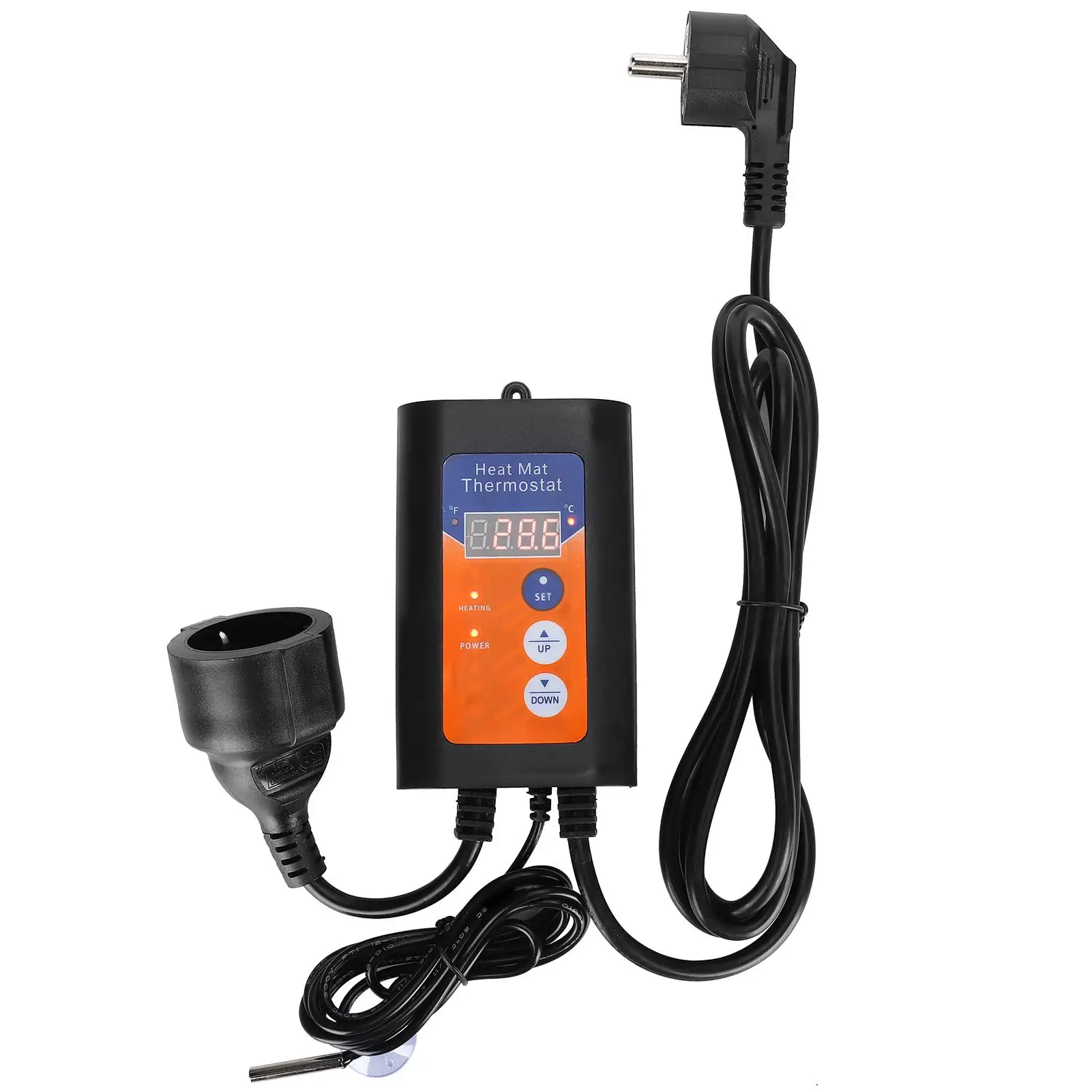 EU 220V Temperature Regulator Thermostat 5-42℃ for greenhouse Planting Control Instrument
EU 220V Temperature Regulator Thermostat 5-42℃ for greenhouse Planting Control Instrument