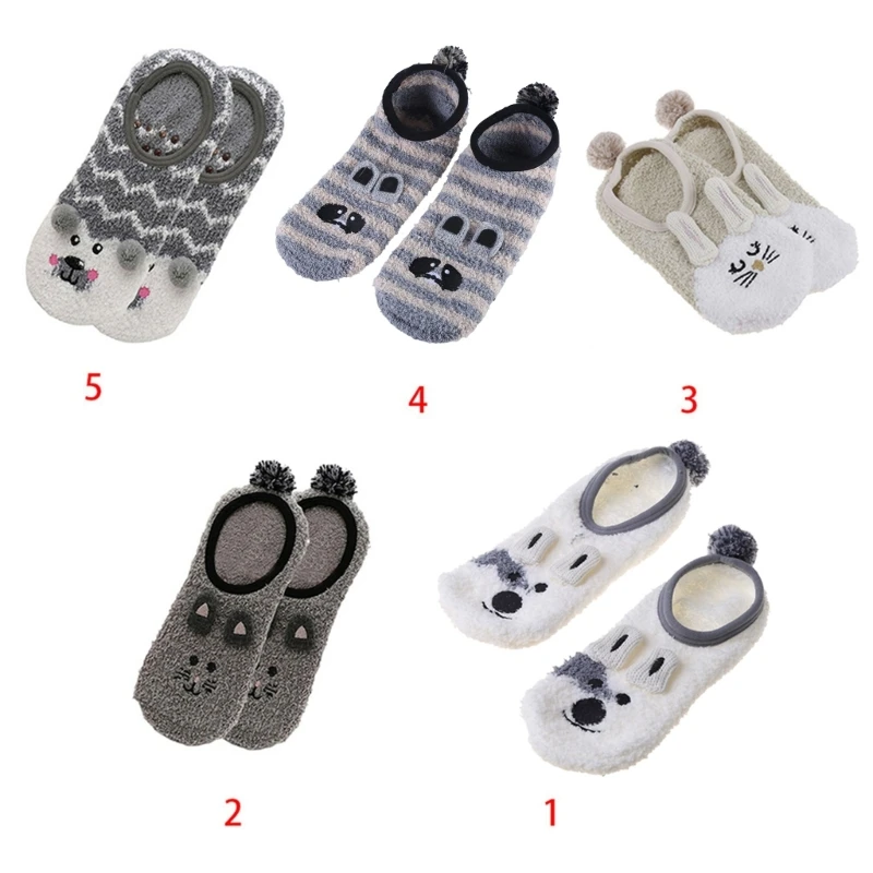 Q22D носки-тапочки для женщин, женские теплые тапочки с животными, носки из кораллового флиса, зимние милые нескользящие уютные
Q22D носки-тапочки для женщин, женские теплые тапочки с животными, носки из кораллового флиса, зимние милые нескользящие уютные