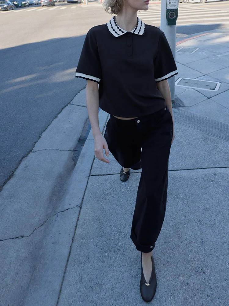 Spring 2026 Women's Sweet Color Block Shirt New Arrival Short Sleeve Fashionable Top Ethnic Stage Costume
Spring 2026 Women's Sweet Color Block Shirt New Arrival Short Sleeve Fashionable Top Ethnic Stage Costume