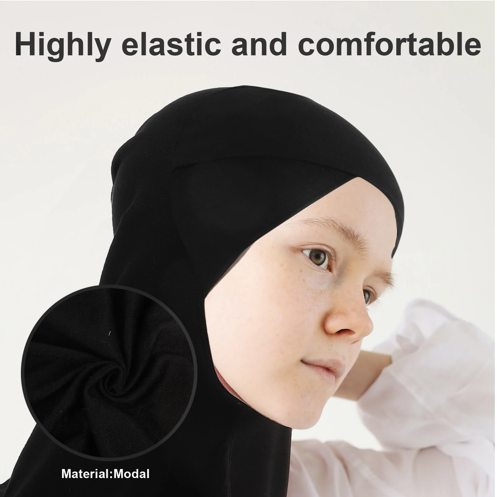 Women Muslim Hijab Inner Adjustable Breathable Modal Scarf Shawl Headwear Black 43X45Cm Gift Ramadan Wrap Cap Bonnet
Women Muslim Hijab Inner Adjustable Breathable Modal Scarf Shawl Headwear Black 43X45Cm Gift Ramadan Wrap Cap Bonnet
