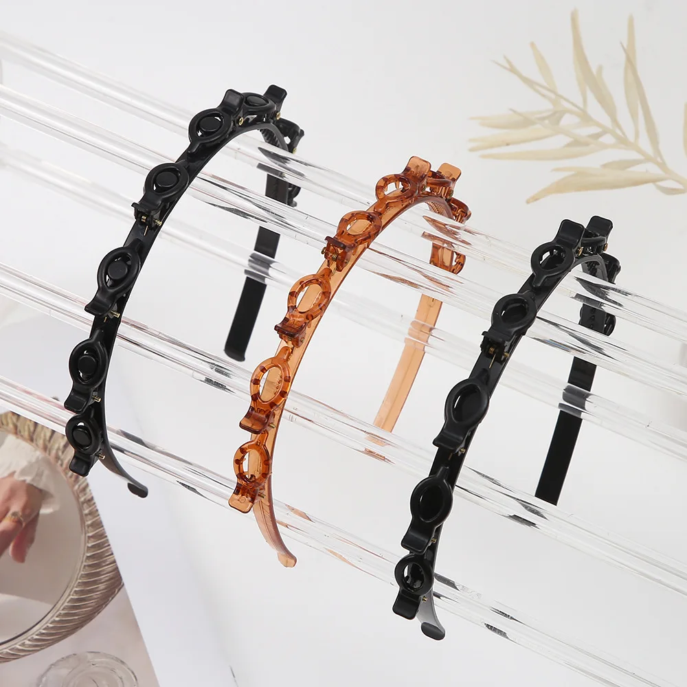 Versatile belt clip braided hair artifact headband, lazy broken hair finishing headband bangs fixed seamless hairpin
Versatile belt clip braided hair artifact headband, lazy broken hair finishing headband bangs fixed seamless hairpin