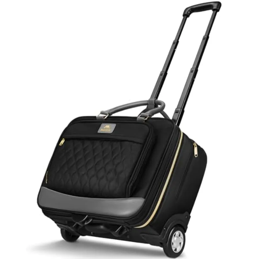 Personal Item Rolling Briefcase with Large Wheels, Airline Approved Rolling Laptop Bag Women Men Roller Computer Bag 17.3 Inch,
Personal Item Rolling Briefcase with Large Wheels, Airline Approved Rolling Laptop Bag Women Men Roller Computer Bag 17.3 Inch,