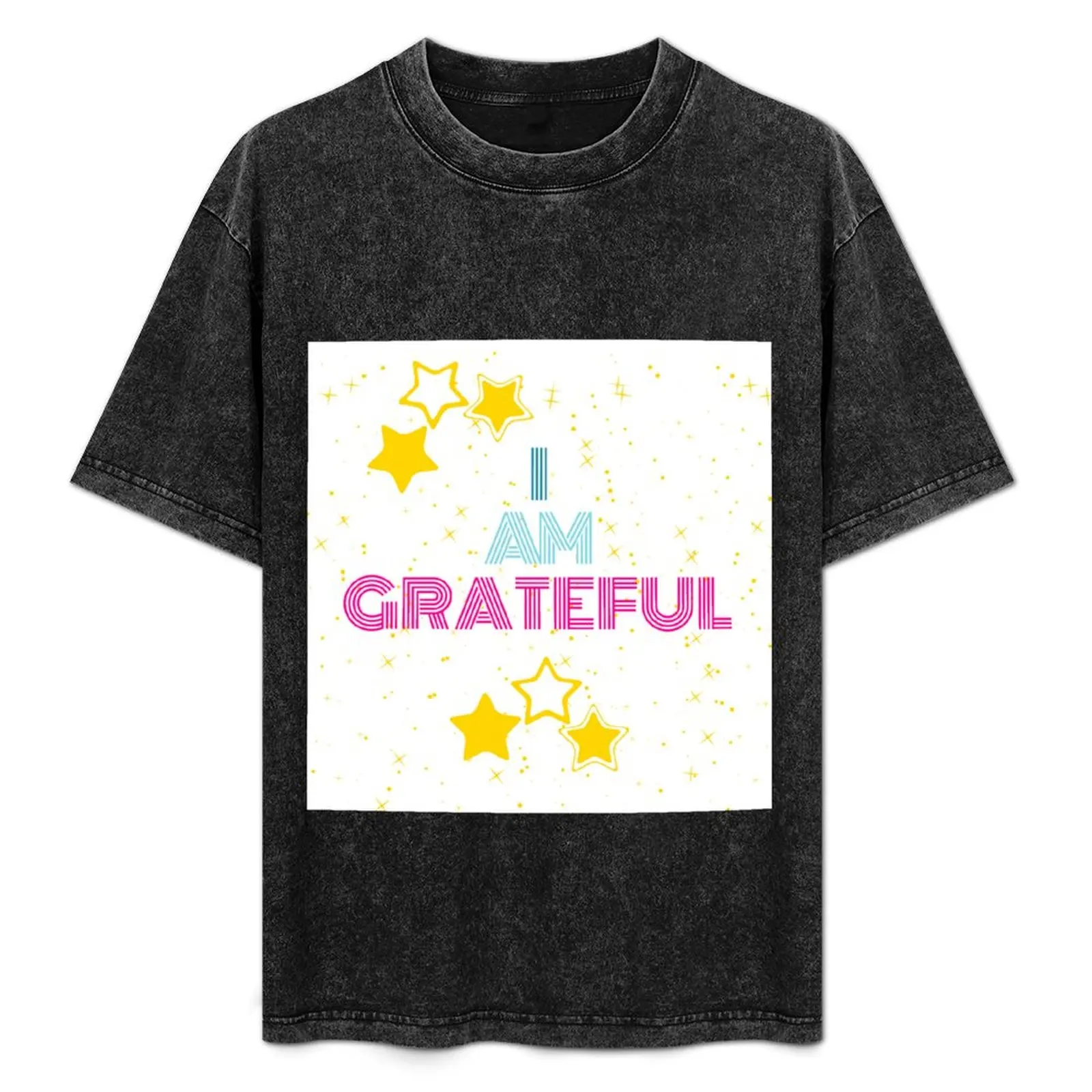 I AM GRATEFUL T-Shirt Breathable Basic Cotton T-Shirt
I AM GRATEFUL T-Shirt Breathable Basic Cotton T-Shirt