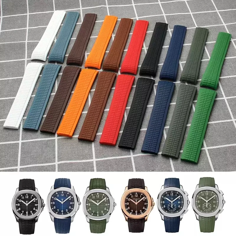 21mm Original Soft Rubber Watch Band Aquanaut Fits For Patek Philippe Silicone 5164A 5167A 5168A Folding Buckle Watch Strap
21mm Original Soft Rubber Watch Band Aquanaut Fits For Patek Philippe Silicone 5164A 5167A 5168A Folding Buckle Watch Strap