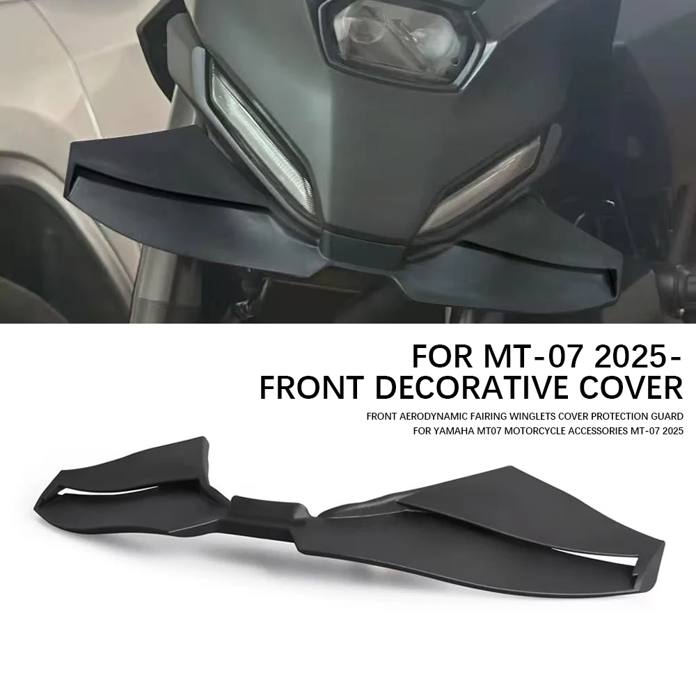 Motorcycle For Yamaha MT07 2025- New Accessories Downforce Winglet Aerodynamic Wing Front Spoiler Kit Front Spoiler MT-07
Motorcycle For Yamaha MT07 2025- New Accessories Downforce Winglet Aerodynamic Wing Front Spoiler Kit Front Spoiler MT-07