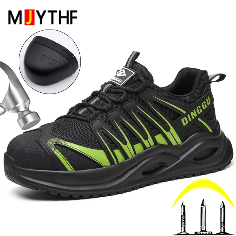 Safety Shoes Men New Work Sneakers Steel Toe Cap Indestructible shoes Anti-smash Anti puncture Security Work Shoes Non-slip
Safety Shoes Men New Work Sneakers Steel Toe Cap Indestructible shoes Anti-smash Anti puncture Security Work Shoes Non-slip