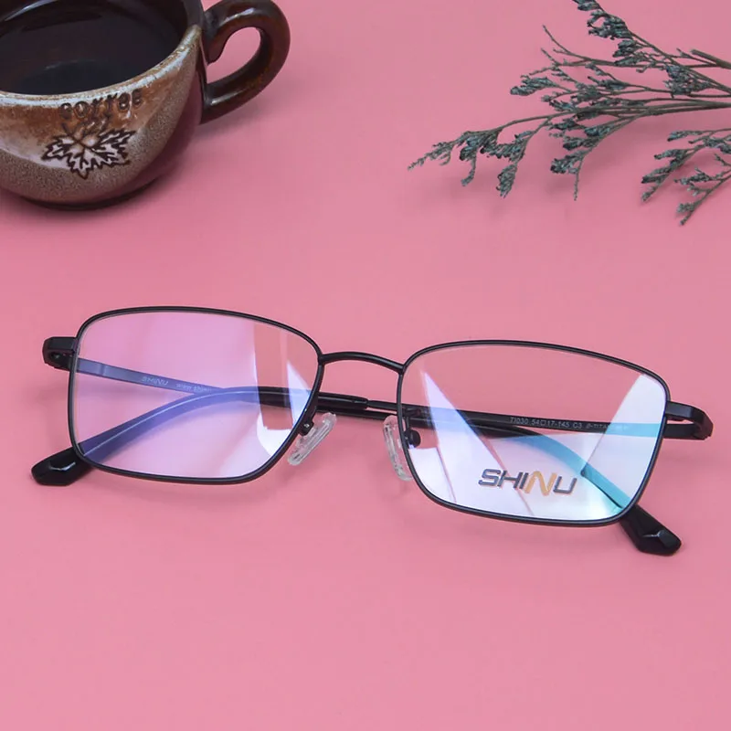 Оправа для очков SHINU квадратной формы из титана для мужчин, модные очки, мужская оправа
Оправа для очков SHINU квадратной формы из титана для мужчин, модные очки, мужская оправа