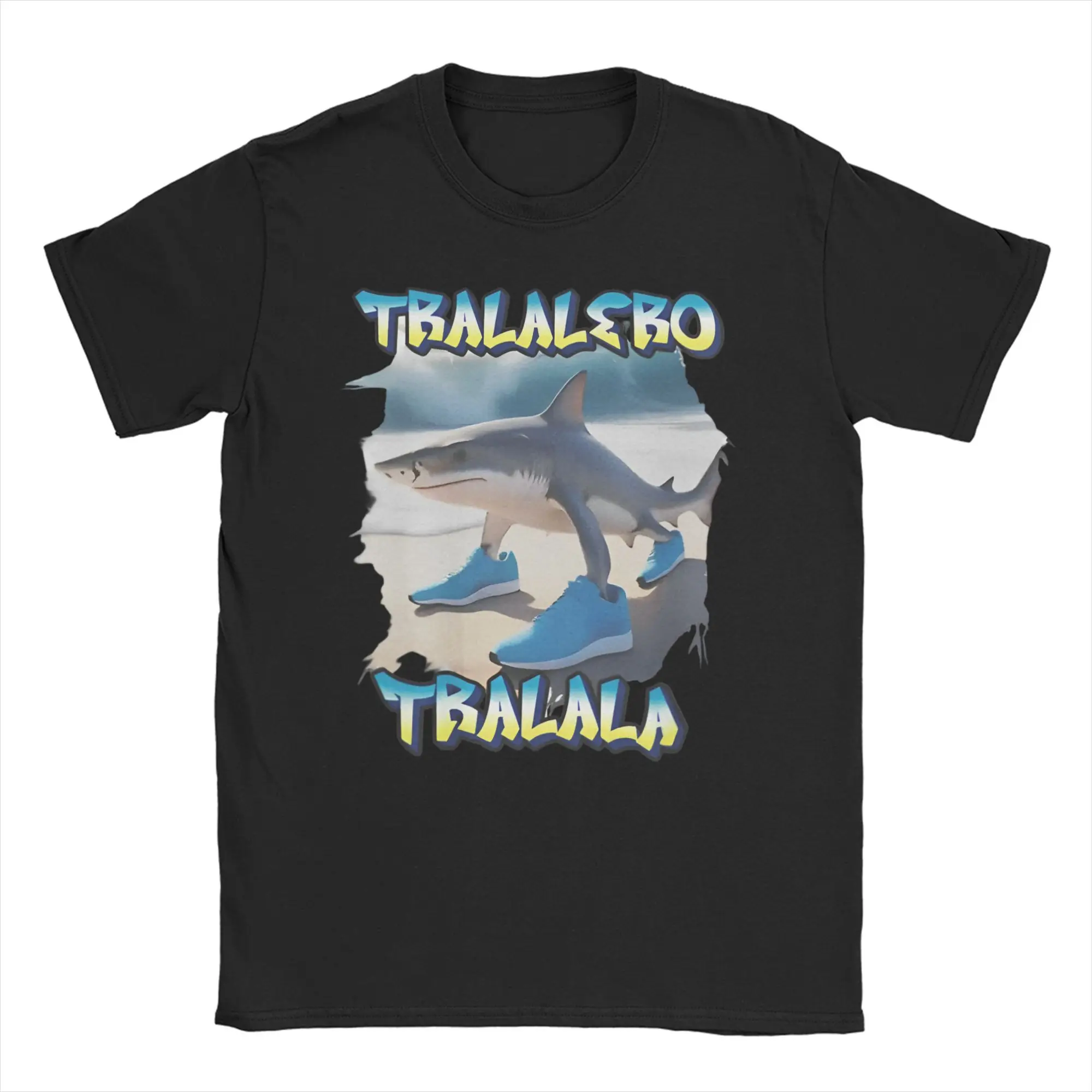 Leisure Tralalero Tralala T-Shirts Men Women Round Collar Pure Cotton T Shirt Brainrot Meme Funny Shark Tees Big Size Clothes
Leisure Tralalero Tralala T-Shirts Men Women Round Collar Pure Cotton T Shirt Brainrot Meme Funny Shark Tees Big Size Clothes