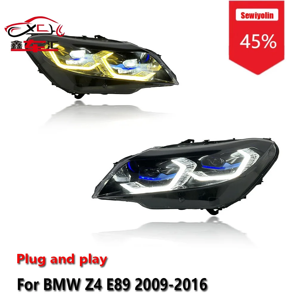 Sewiyolin Car LED Headlight Assemblies For BMW Z4 E89 2009-2016 Fog DRL Brake Turn Signal Lamp Plug and Play
Sewiyolin Car LED Headlight Assemblies For BMW Z4 E89 2009-2016 Fog DRL Brake Turn Signal Lamp Plug and Play