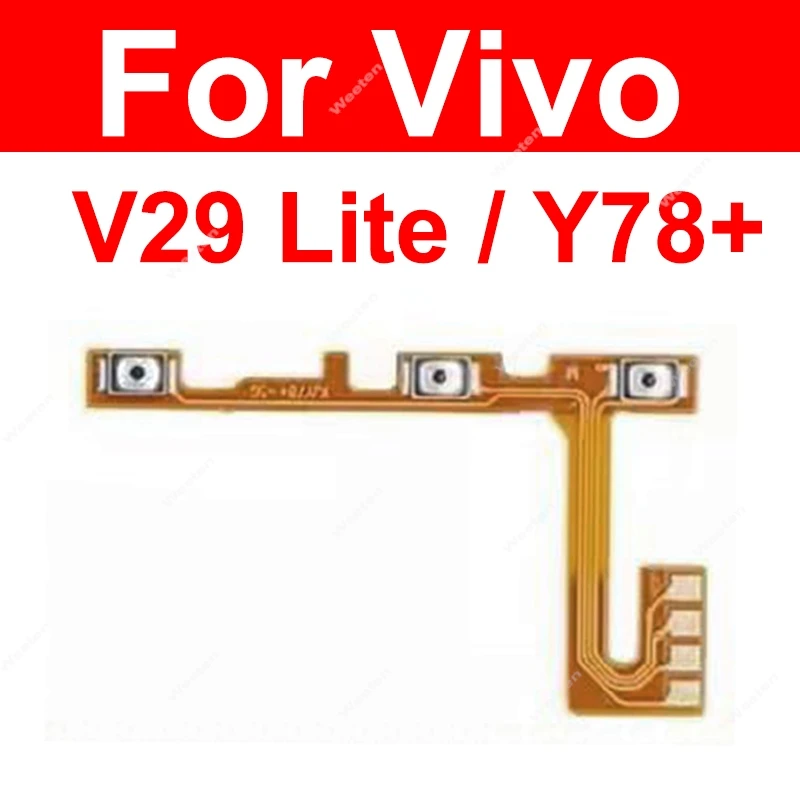 Power Volume Flex For Vivo V29 Lite Y02 Y02t Y10 t1 Y11 Y32T Y78 Plus 2023 5G On OFF Power Volume Side Button Flex Cable Parts
Power Volume Flex For Vivo V29 Lite Y02 Y02t Y10 t1 Y11 Y32T Y78 Plus 2023 5G On OFF Power Volume Side Button Flex Cable Parts