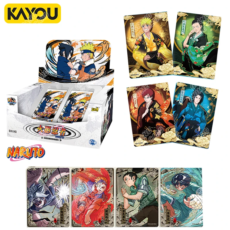 KAYOU Genuine Naruto New T4W8 Chinese Version Anime Card Box Rare SE AR SP UR Collection Card Ninja World Kids Toys Game Gift
KAYOU Genuine Naruto New T4W8 Chinese Version Anime Card Box Rare SE AR SP UR Collection Card Ninja World Kids Toys Game Gift