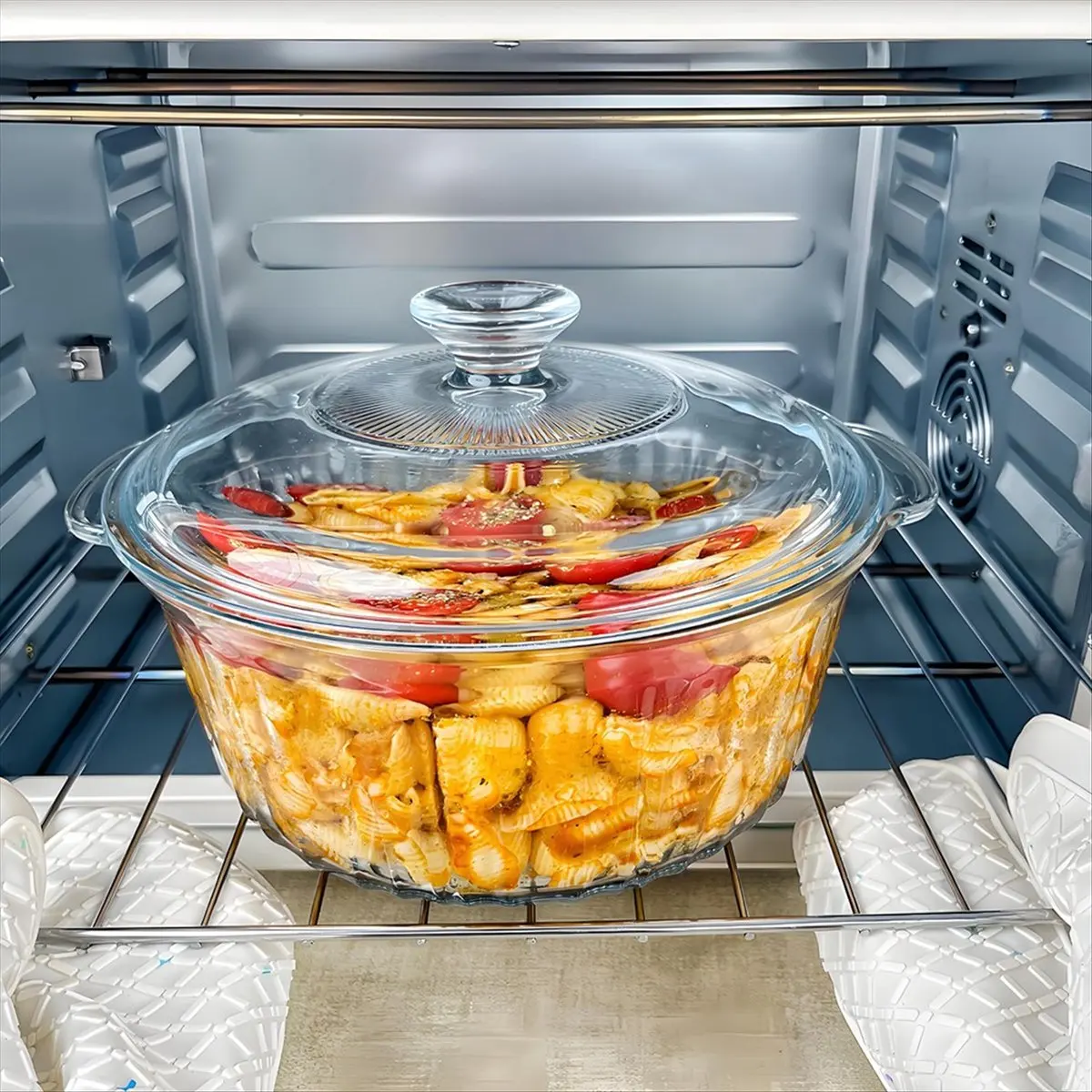 ABUA Round Glass Casserole Baking Dish with Lid, Borosilicate Glass, Glass Casserole Dish for Oven Heat- Glass Bowl
ABUA Round Glass Casserole Baking Dish with Lid, Borosilicate Glass, Glass Casserole Dish for Oven Heat- Glass Bowl