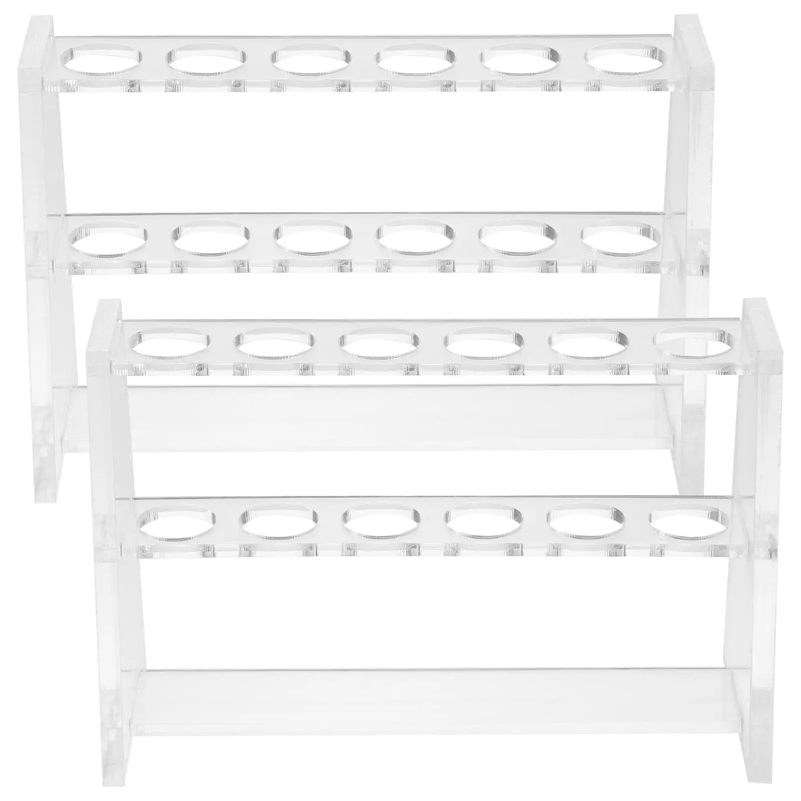 2pcs Test Tube Rack Transparent 2-layer Acrylic Holder Drying Stand for Laboratory Tubes Container Organzier
2pcs Test Tube Rack Transparent 2-layer Acrylic Holder Drying Stand for Laboratory Tubes Container Organzier