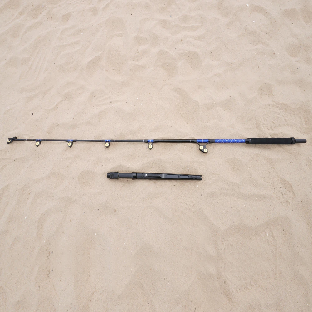 New Top Quality Salt Water Heavy Duty Boat Fishing Rod 130lb-210+lbs Custom Big Game Trolling Rod for Tuna
New Top Quality Salt Water Heavy Duty Boat Fishing Rod 130lb-210+lbs Custom Big Game Trolling Rod for Tuna