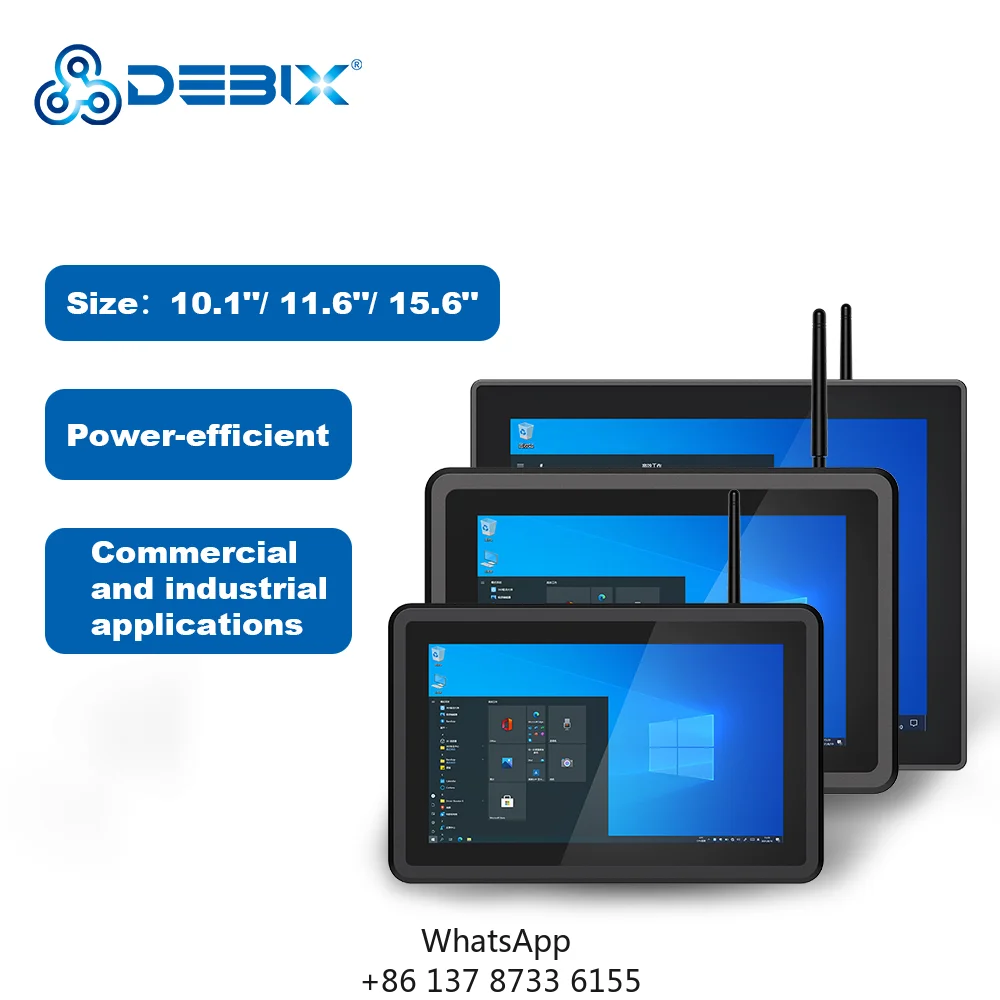 DEBIX Rugged Modular Design IMX8MP Panel PC With Dual Gigabit Ethernet USB Ports For Industrial Edge AI Smart Retail Warehouse
DEBIX Rugged Modular Design IMX8MP Panel PC With Dual Gigabit Ethernet USB Ports For Industrial Edge AI Smart Retail Warehouse