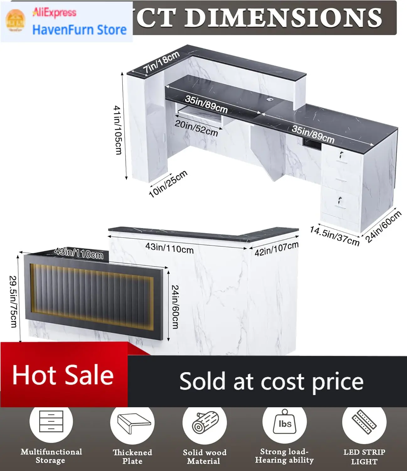 Activity priceLarge L Shaped Wooden Reception Desk With Led Lights Modern Front Counter With Lockable Drawers Storage Keyboard T
Activity priceLarge L Shaped Wooden Reception Desk With Led Lights Modern Front Counter With Lockable Drawers Storage Keyboard T