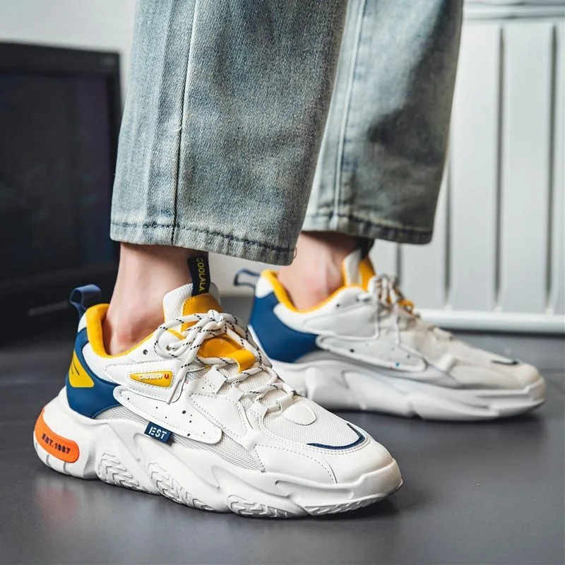 2025 New Breathable Mesh Men Shoes High Quality Comfortable Men's Sneakers Fashion Cowboy Work Shoes Casual Platform Shoes Men
2025 New Breathable Mesh Men Shoes High Quality Comfortable Men's Sneakers Fashion Cowboy Work Shoes Casual Platform Shoes Men