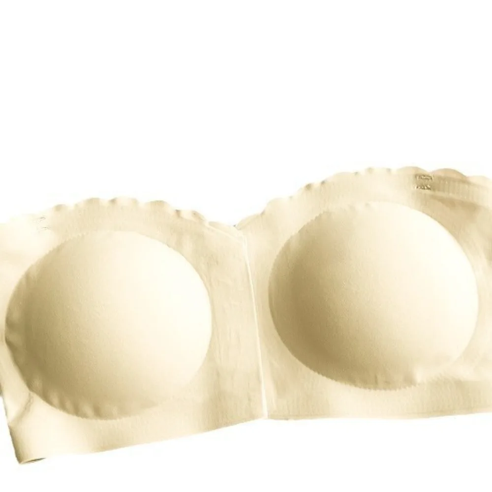 High Quality Seamless Women's Invisible Bras without Steel Ring without Shoulder Strap Strapless Bra Soft Anti Sagging Underwear 
High Quality Seamless Women's Invisible Bras without Steel Ring without Shoulder Strap Strapless Bra Soft Anti Sagging Underwear