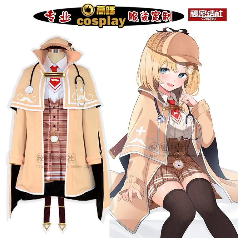 Аниме VTuber Hololive Watson Amelia Костюм Милая униформа Watson Amelia Хэллоуин на заказ Любой размер
Аниме VTuber Hololive Watson Amelia Костюм Милая униформа Watson Amelia Хэллоуин на заказ Любой размер