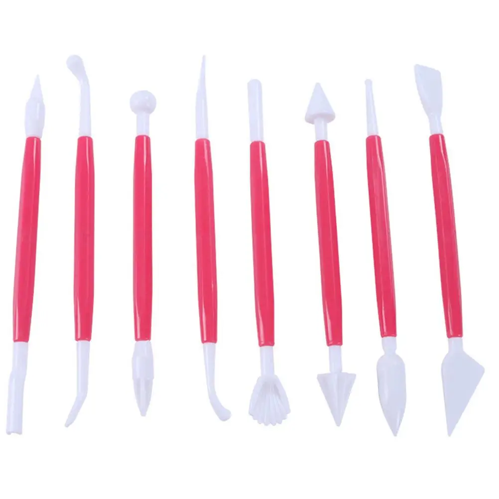 8 Pcs Sugar Craft Modelling Tool Decorating Pens Cake Mould Tool Sculpture Ideal for Edible Non Edible Enhance Cakes Flowers
8 Pcs Sugar Craft Modelling Tool Decorating Pens Cake Mould Tool Sculpture Ideal for Edible Non Edible Enhance Cakes Flowers