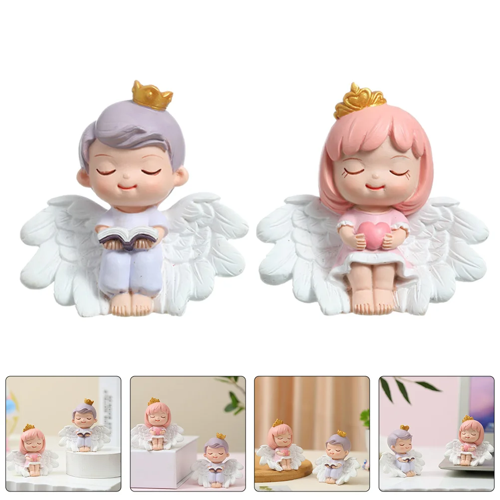 2pcs Resin Angel Desktop Craft Adorable Statue For Home Office Decor Garden Decoration Small Exquisite Angel Sculpture Resin
2pcs Resin Angel Desktop Craft Adorable Statue For Home Office Decor Garden Decoration Small Exquisite Angel Sculpture Resin