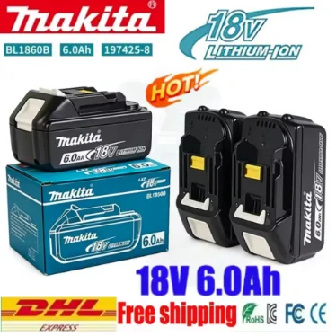 100% New Makita 6Ah for 18V Makita DTW700 DAS180 DHP487 DTD173 DHG181Z Electric Scissors Replacement Tool Lithium Battery!
100% New Makita 6Ah for 18V Makita DTW700 DAS180 DHP487 DTD173 DHG181Z Electric Scissors Replacement Tool Lithium Battery!