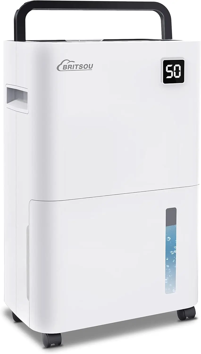 50 Pints Dehumidifier for Basement, Bedroom, Covers 3500 Sq.Ft, Drain Hose, Smart 3 Modes
50 Pints Dehumidifier for Basement, Bedroom, Covers 3500 Sq.Ft, Drain Hose, Smart 3 Modes