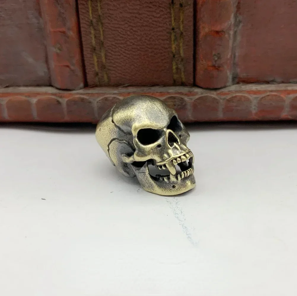 Skull Brass Paracord Beads for Knife Pendant Hanging Button, Phone EDC Umbrella Rope Pendant, Zipper Head Knife Beads
Skull Brass Paracord Beads for Knife Pendant Hanging Button, Phone EDC Umbrella Rope Pendant, Zipper Head Knife Beads