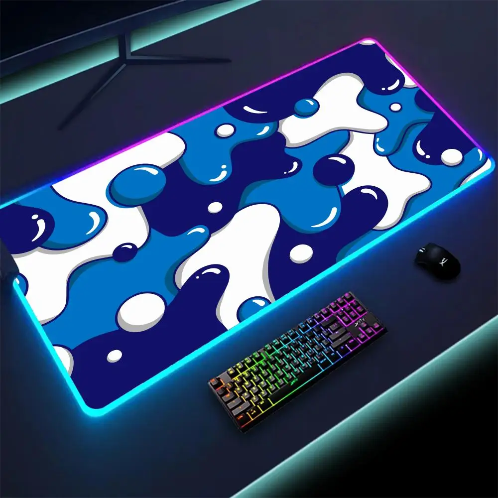 Liquid Abstract Art Mouse Pad RGB Luminous Mouse Pad Office Computer Accessories PC Keyboard Pad LED Anti-Slip Gaming Desk Pad
Liquid Abstract Art Mouse Pad RGB Luminous Mouse Pad Office Computer Accessories PC Keyboard Pad LED Anti-Slip Gaming Desk Pad