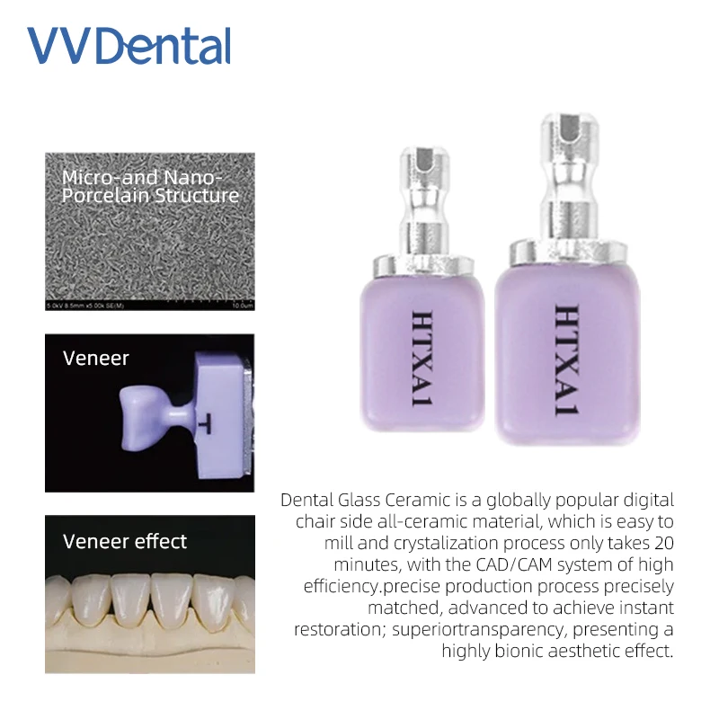 VV Dental Translucency Materials C14 LT/HT Lithium Disilicate Cad Cam Emax Glass Ceramic Blocks Denture material tools
VV Dental Translucency Materials C14 LT/HT Lithium Disilicate Cad Cam Emax Glass Ceramic Blocks Denture material tools