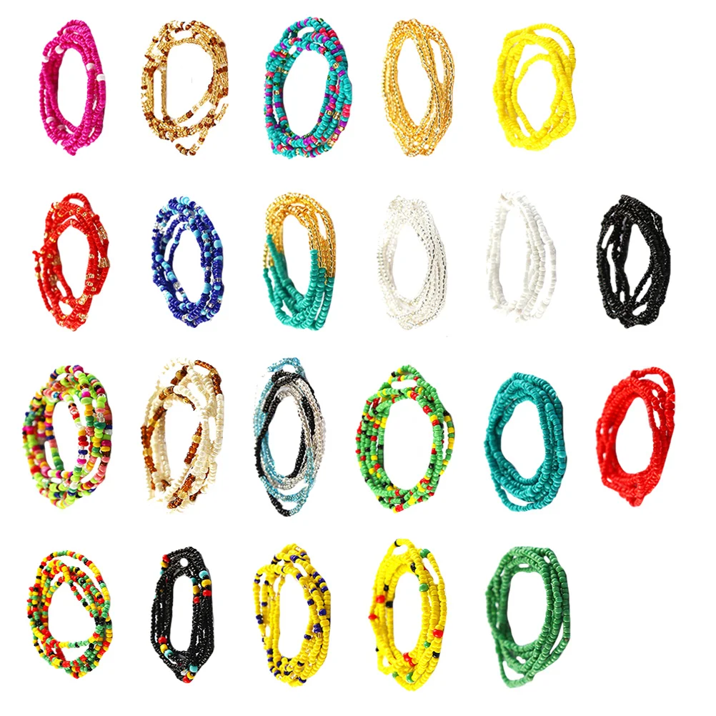 22 Pcs Rice Beads Waist Chain Women Multilayer Body Accessories Beach Pendant Decor Belt Colored Elastic Safe DurableSexy
22 Pcs Rice Beads Waist Chain Women Multilayer Body Accessories Beach Pendant Decor Belt Colored Elastic Safe DurableSexy