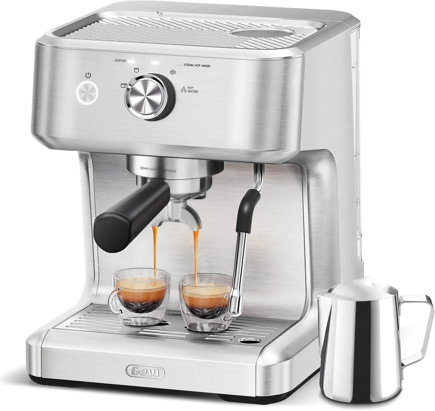 Эспрессо-машина EzBru 1000, кофемашина Barista с регулируемой температурой и объемом выстрела,
Эспрессо-машина EzBru 1000, кофемашина Barista с регулируемой температурой и объемом выстрела,