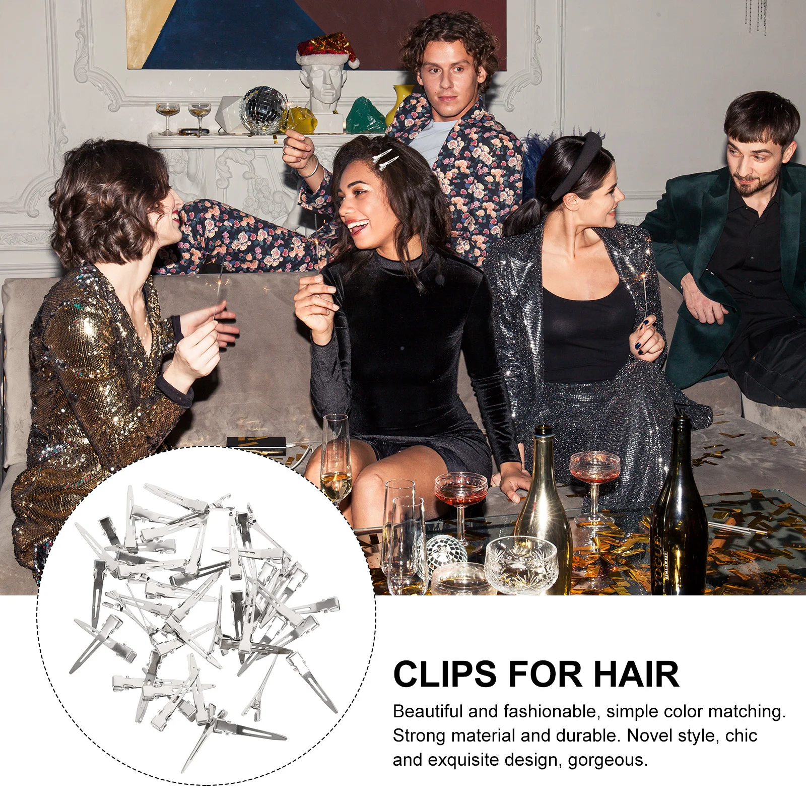 50pcs Hair Clips For Styling Sectioning Dreadlocks Aluminum Alloy Salon Supply Hollow Out Bobby Pins Durable Hairstyle Fixing 
50pcs Hair Clips For Styling Sectioning Dreadlocks Aluminum Alloy Salon Supply Hollow Out Bobby Pins Durable Hairstyle Fixing