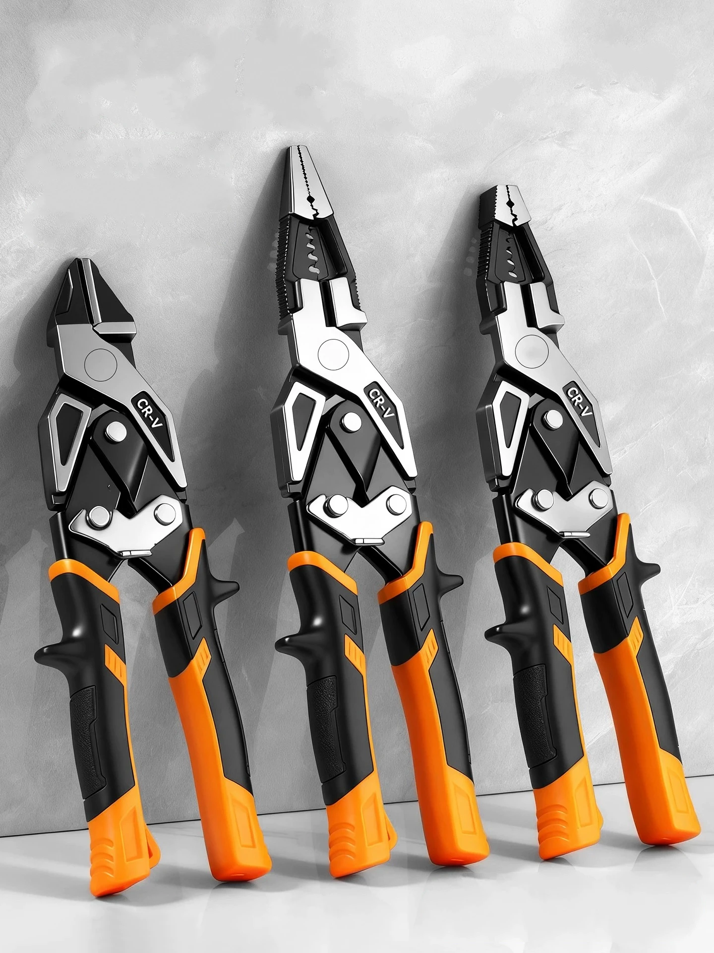 Universal Multifunction Pliers Double Lever Diagonal / Needle Nose Wire Cutter Effortless Electrician Wire Stripper Crimper
Universal Multifunction Pliers Double Lever Diagonal / Needle Nose Wire Cutter Effortless Electrician Wire Stripper Crimper