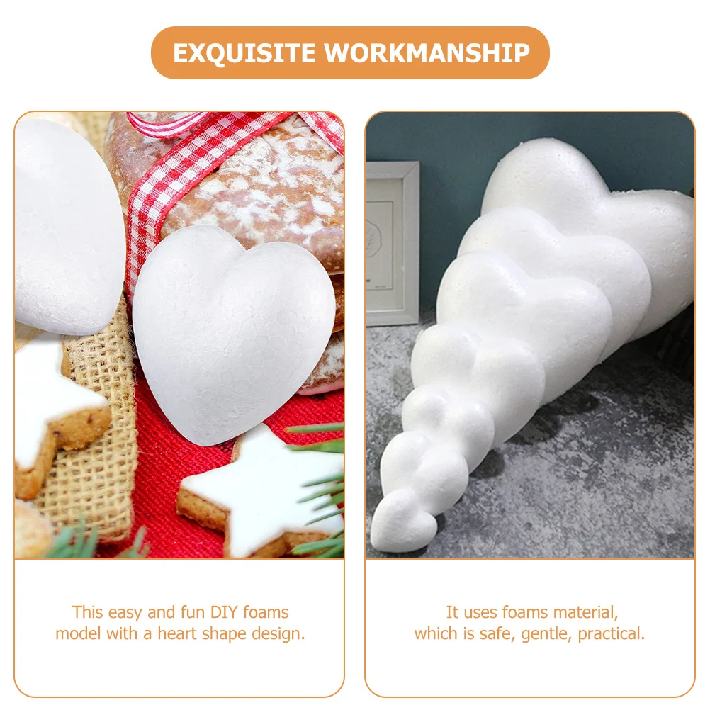 12Pcs Heart Shape Foams Balls DIY Wedding Valentine Decorative Craft Supplies Balls Valentine Ornaments Craft Foam Heart
12Pcs Heart Shape Foams Balls DIY Wedding Valentine Decorative Craft Supplies Balls Valentine Ornaments Craft Foam Heart