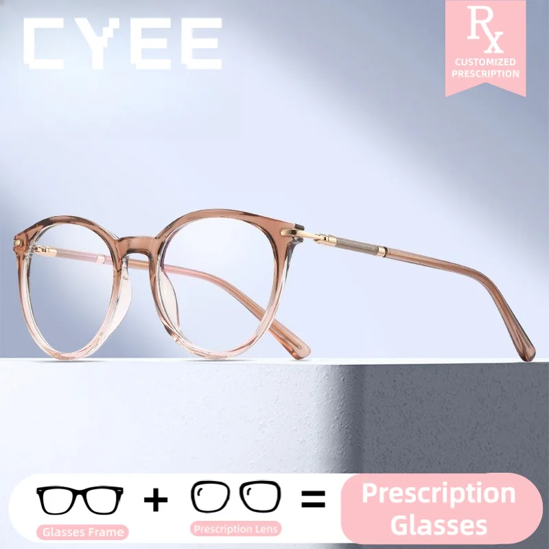 CYEE Versatile Blue Light Blocking HD Glasses Photochromic Myopia Eyeglasses Customization Prescription Optical Eyewear Lens
CYEE Versatile Blue Light Blocking HD Glasses Photochromic Myopia Eyeglasses Customization Prescription Optical Eyewear Lens