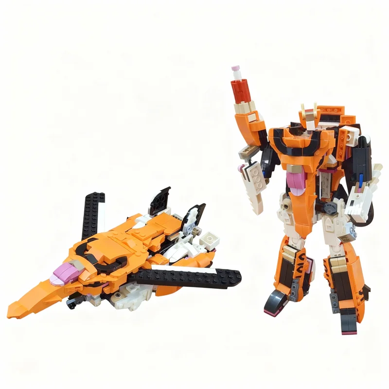 571pcs MOC VF 1 Valkyrie Jetfire Using Majestic Tiger Creator 3 Model Building Blocks Christmas Gifts Construction Toys Creative
571pcs MOC VF 1 Valkyrie Jetfire Using Majestic Tiger Creator 3 Model Building Blocks Christmas Gifts Construction Toys Creative