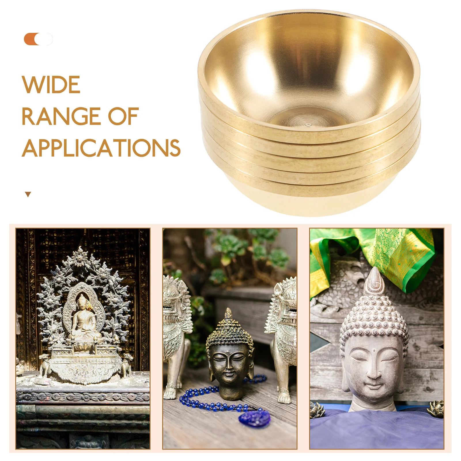 5pcs Bowl For Buddhist Worship Offering Cup Temple Home Decor Tibetan Ritual Supply Meditation Holy Bowl
5pcs Bowl For Buddhist Worship Offering Cup Temple Home Decor Tibetan Ritual Supply Meditation Holy Bowl